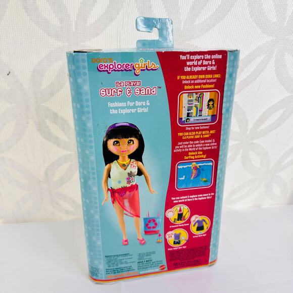 5 for $25| Mattel Dora's Explorer Girls Surf And Sand Accessory Fashion Pack - Picture 2 of 5